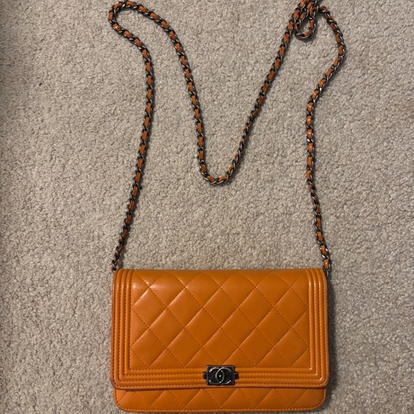 Chanel Boy Wallet on Chain FULL SET - Picture 2 of 11